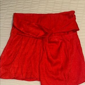 Neon Pink Wrap Skirt